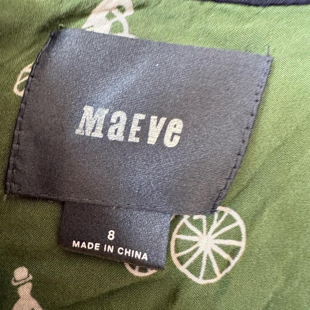ANTHROPOLOGIE MAEVE BICYCLE PRINT TOP 8 - Picture 3 of 5